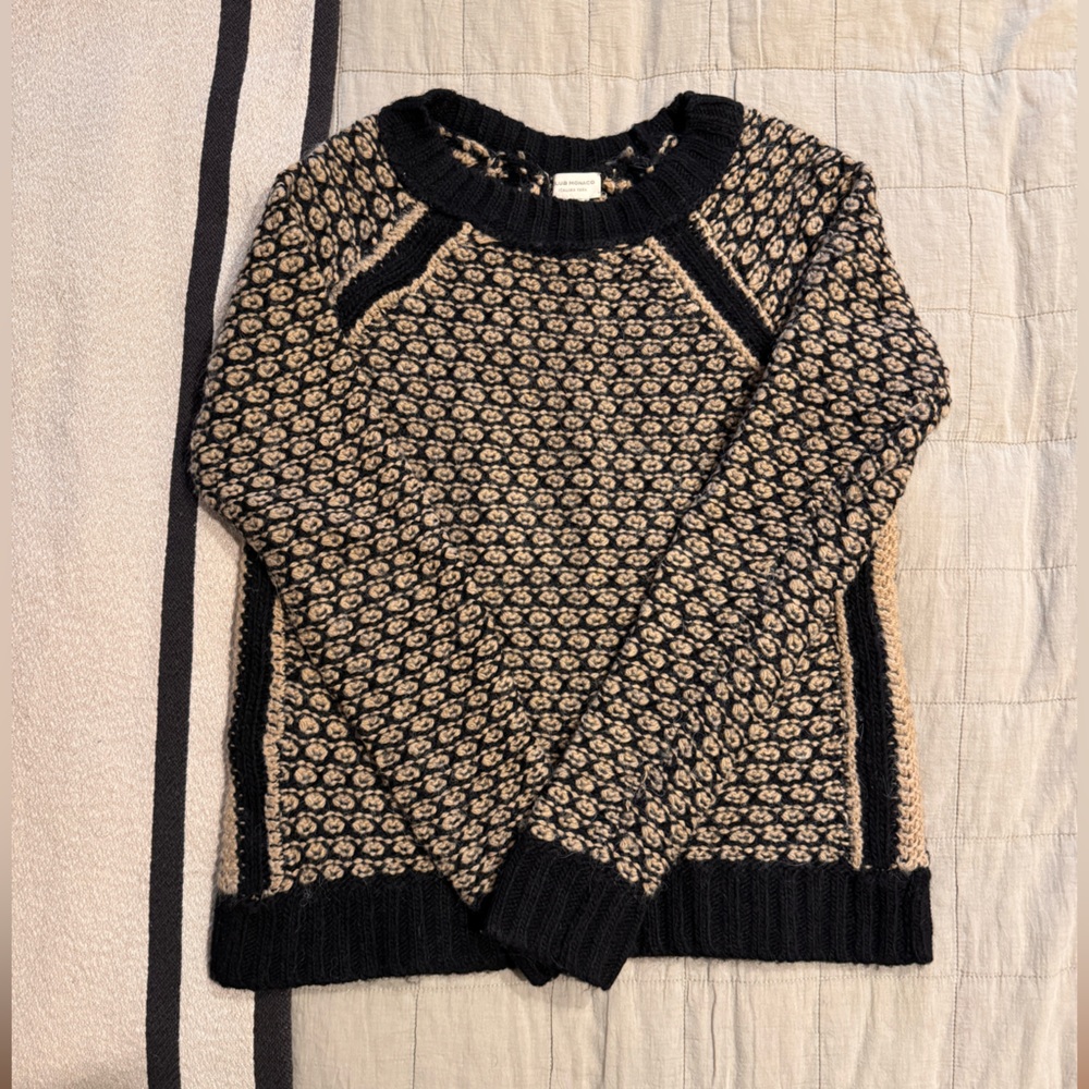 Club Monaco Small Italian Wool Crew Neck Sweater